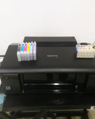 Stampante DTF A4 epson L800 con 2 Bianchi + DTGRIP