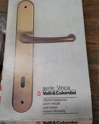 Splendida Maniglia Vintage Anni '70/'80 in Ottone