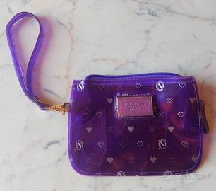 Pochette Bustina Naj Oleari Viola Trasparente Y2K
