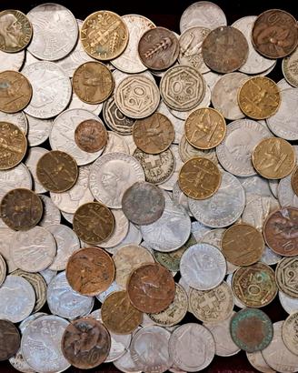 Lotto di 190 monete del Regno d’Italia