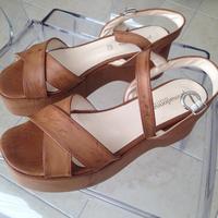 Sandali nuovi primadonna n. 40 col.cuoio