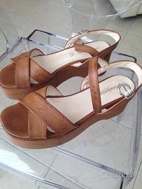 Sandali nuovi primadonna n. 40 col.cuoio