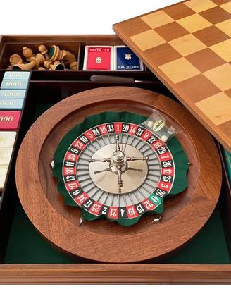 Custodia Legno con Set da Gioco Dal Negro