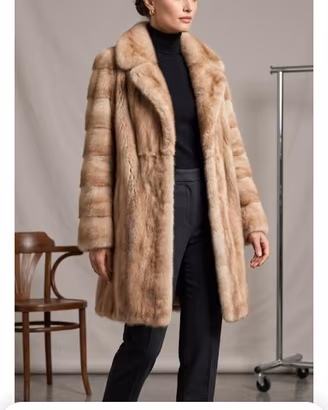 PELLICCIA in Visone Albino. XL