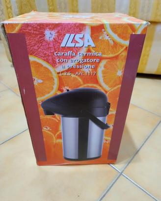 Ilsa Caraffa Termica erogatore a pressione Inox