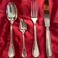 Servizio posate Sambonet Baroque argentato