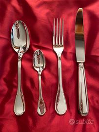 Servizio posate Sambonet Baroque argentato