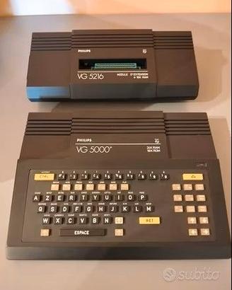 PHILIPS VG5000 + VG5216 + ACCESSORI - Commodore