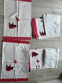 Set lenzuola lettino bimbi
