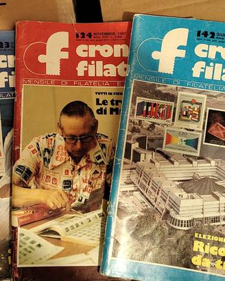 Lotto Riviste Vintage Cronaca Filatelica Anni 80