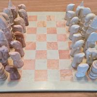 scacchiera in pietra saponaria