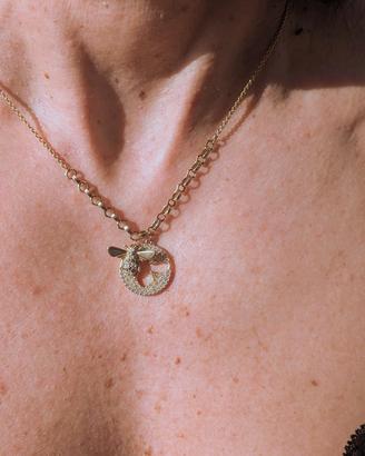 Collana Swarovski placcata oro