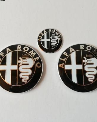 Set Stemma Nero Mito anteriore posteriore volante