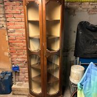 Vetrina angolare vintage