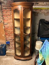 Vetrina angolare vintage