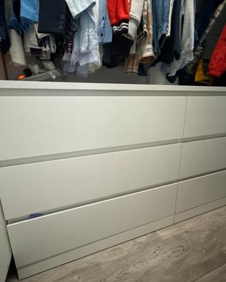 Cassettiera Malm ikea 160x78