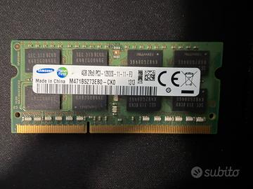 4gb Ram Samsung DDR3 1600mhz