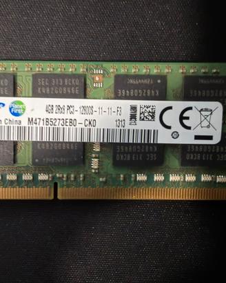 4gb Ram Samsung DDR3 1600mhz