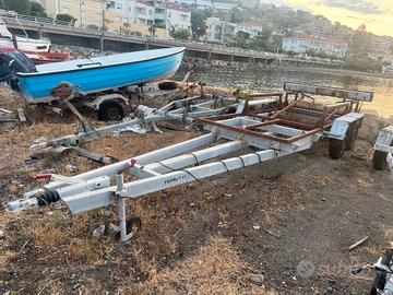 Carrello porta barca 2 tonnellate