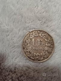1 Frank svizzero del 1920 Argento