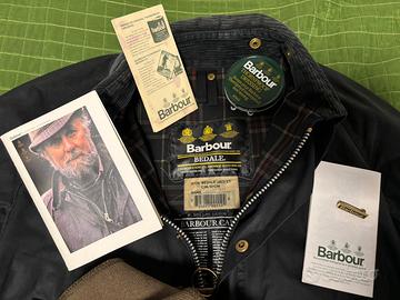 Barbour Bedale completo con gilet, spilla, cera