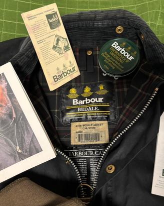 Barbour Bedale completo con gilet, spilla, cera