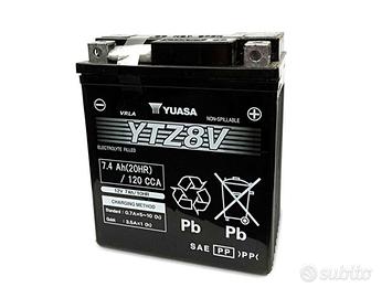 Batteria yuasa ytz8v yamaha x-max 125 / 300 / 400