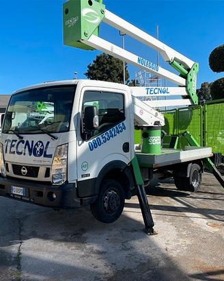 Piattaforma Aerea DA324 Socage su Nissan