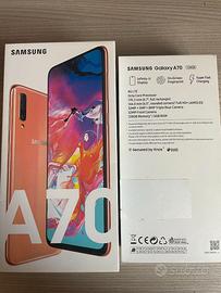 Samsung A70 corallo 128GB