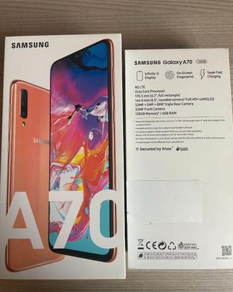 Samsung A70 corallo 128GB