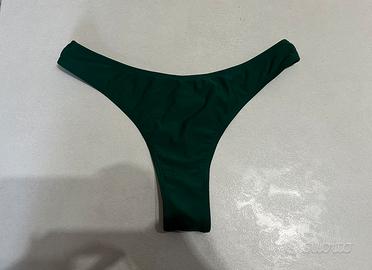 Costume pezzo di sotto slip bikini verde