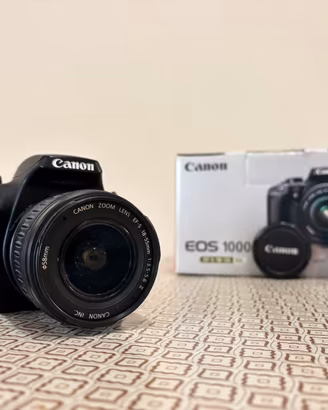 Kit Fotocamera Canon EOS 1000d+Obbiettivo 18-55 mm