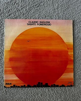 vinile Claudio Baglioni Sabato Pomeriggio LP 1975
