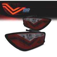 FANALI PER SEAT IBIZA 08-12 LIGHT BAR ROSSO FUMÈ 3