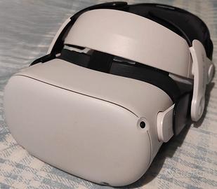 Quest 2 128GB + Bobo VR M2 +Interfaccia Vrcover