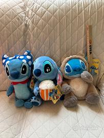 Peluche stitch tre pupazzi