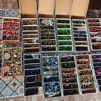 BOTTONI SCATOLE MERCERIA VINTAGE SARTORIA CINEMA