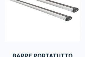 kit barre allyminio + attacchi per auto senza corr