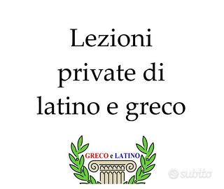 Lezioni di latino e greco