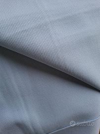 cotone di piquet 1000 righe celeste 2 mq circa