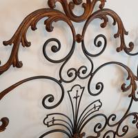 Letto matrimoniale in ferro battuto stile barocco