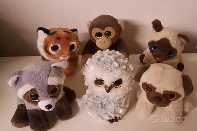 6 peluche Ty occhioni glitter