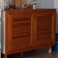Lavello cucina in pitch pine