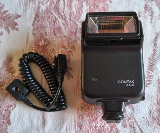 FLASH Contax TLA 30 TTL + 2 cavi dedicati original