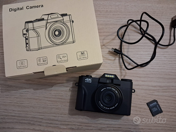 Macchina fotografica digitale 4k + SDD