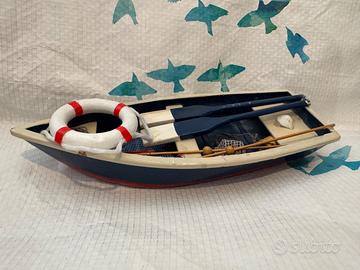 Set Decorativo di Mare: barchetta+cabina spiaggia
