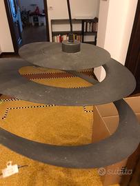 Lampadario nero moderno