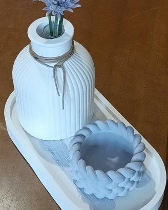 Tris Decorativo Moderno Fatto a Mano