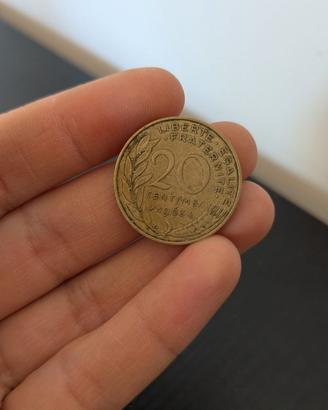 20 centimes Francia 1963