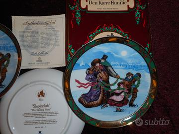 Royal Copenhagen 1993 piatto Famiglia Danese